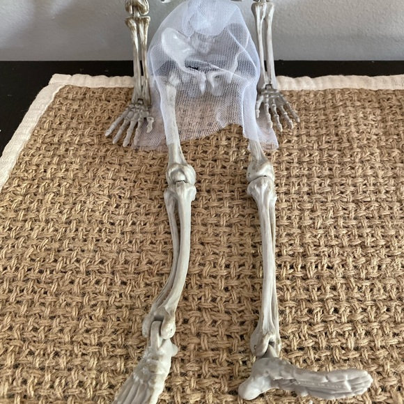HALLOWEEN SKELETON BRIDE FULL BODY JOINT ARTICULATION DECOR VINTAGE - Picture 5 of 16